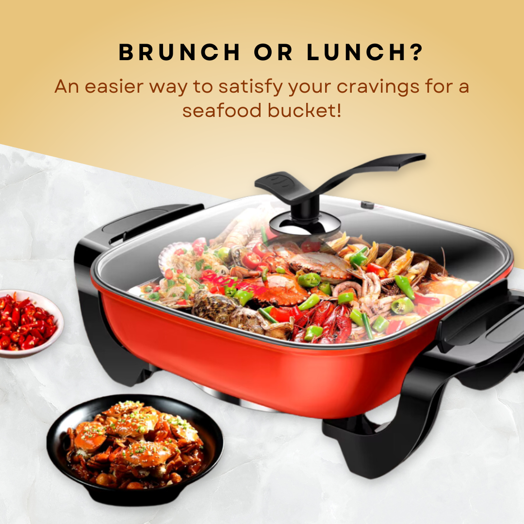 InfraChef™ Infrared Korean Pan WITH 12 pieces of Plate Set FREEBIES